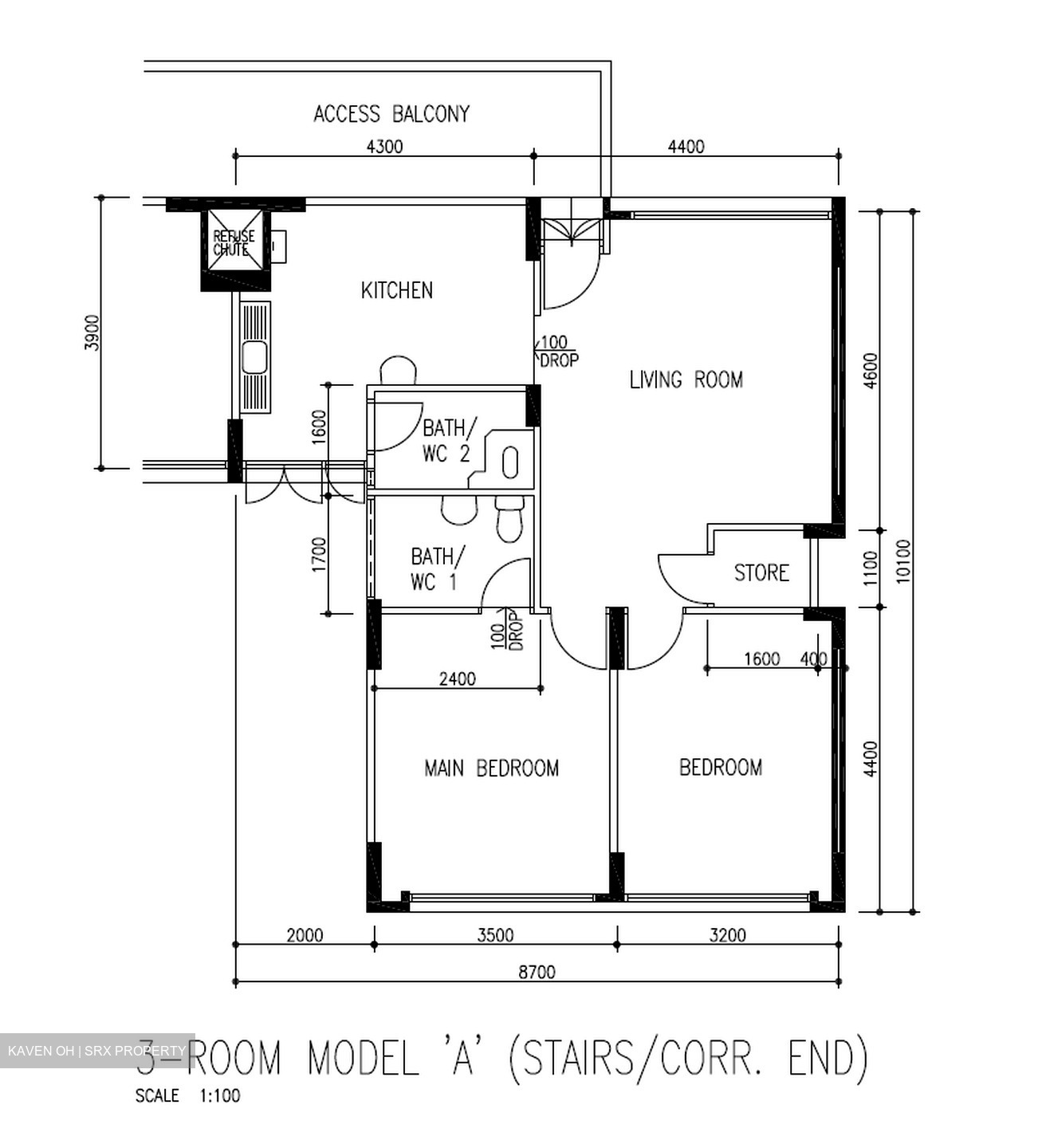 Blk 283 Tampines Street 22 (Tampines), HDB 3 Rooms #591393791